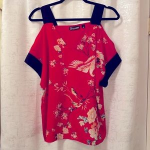 New York & Company Pink Blouse Sz Small